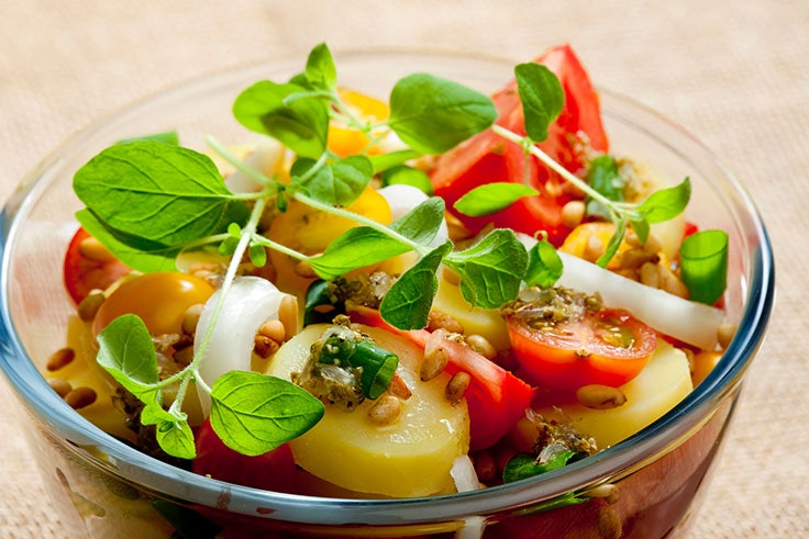 Ensalada campera para comer en verano
