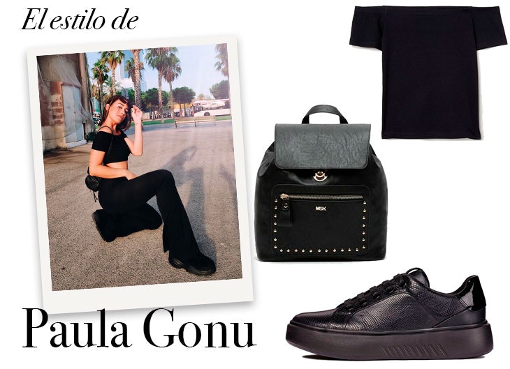 Paula Gonu apuesta todo al negro