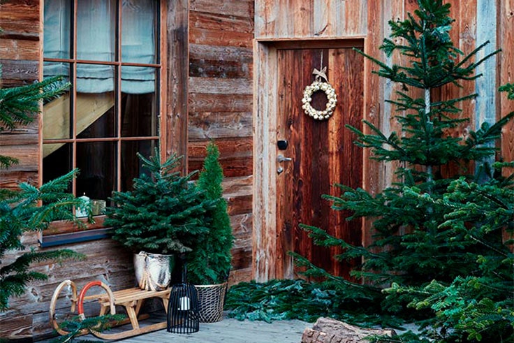 decoracion puertas navidad