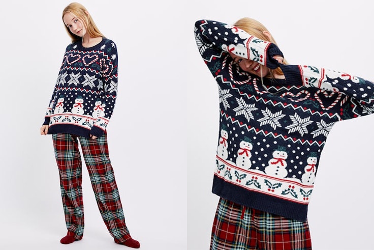 jersey-navidad-oysho-azul-marino-especial-navidad