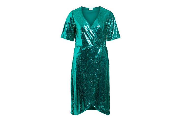 vestido-lentejuelas-verde-azulado-vila