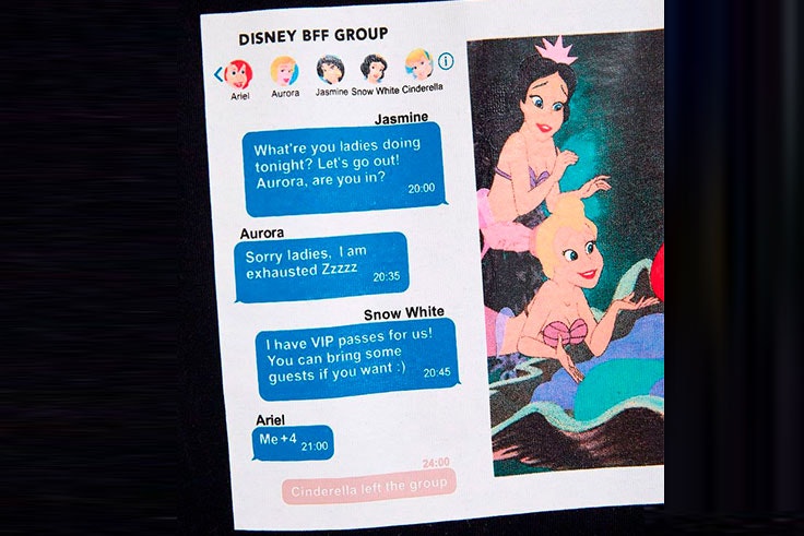 camiseta princesas disney