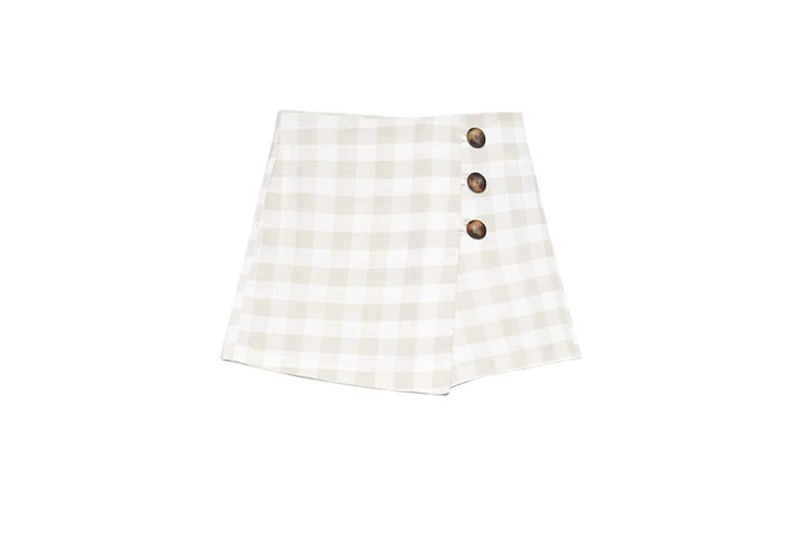 falda-corta-estampado-vichy-color-beige-stradivarius