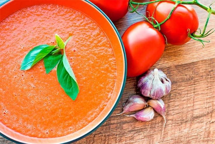 Ingredientes receta gazpacho andaluz