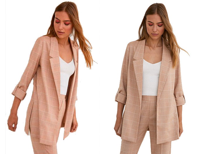 Traje-de-chaqueta-de-cuadros-Stradivarius