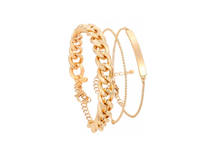 pulsera dorada bijou brigitte