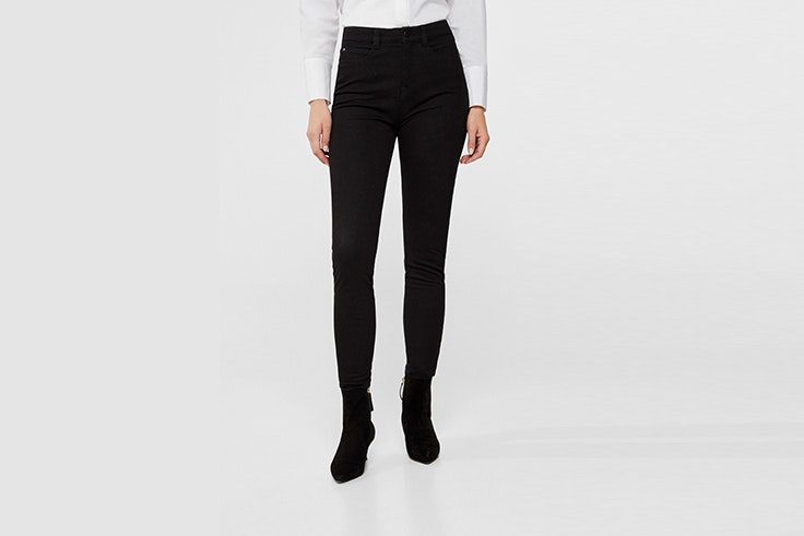 jeans negros cortefiel cris calatrava