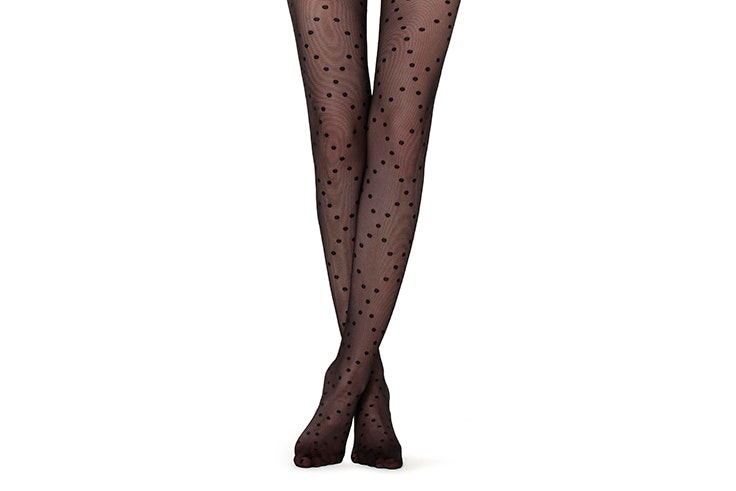 medias de calzedonia negras lunare rombos