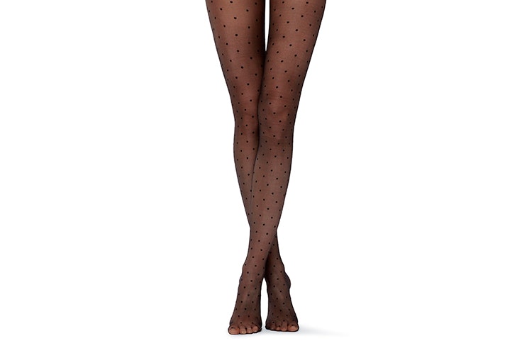 medias de calzedonia negras lunares