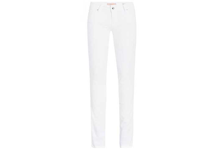 Pantalón vaquero recto en color blanco de Salsa