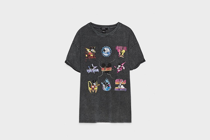 camiseta gráfica mickey mouse bershka Mary Lawless Lee