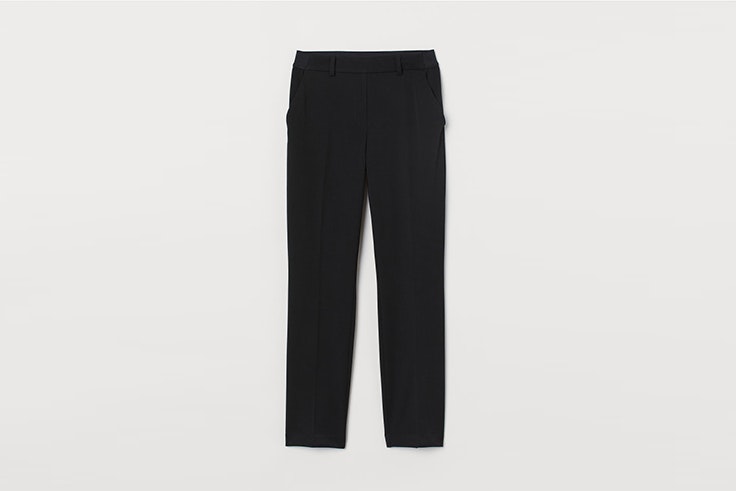 pantalon pitillo negro de vestir de hym Silvia Zamora
