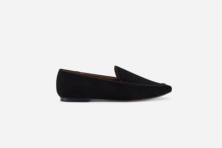 mocasin de ante negro de marypaz total black