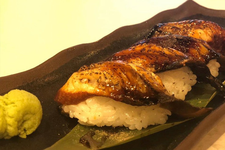 Saber sobre el sushi anguila
