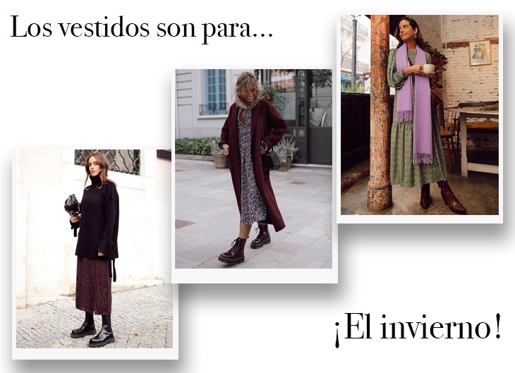 Los vestidos también son para el invierno