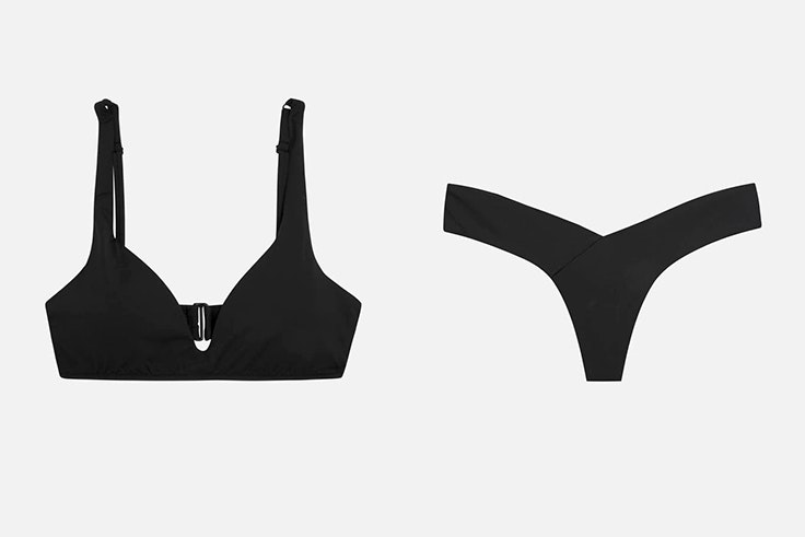 bikinis de oysho Bikini negro de triangulo