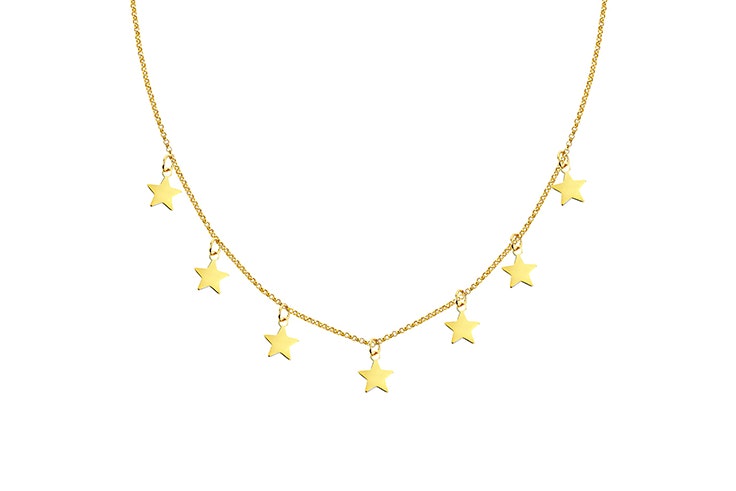 Colgante de estrellas en tono dorado de Singularu