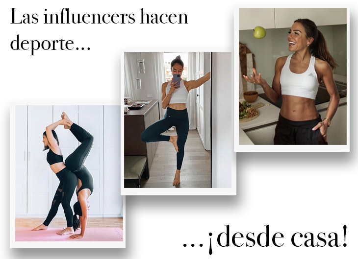 ¡No hay excusas! Las influencers hacen deporte en casa ¿Y tú?
