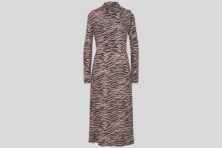 Vestido con estampado de cebra de C&A
