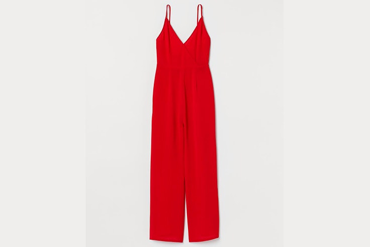 Mono en color rojo de H&M