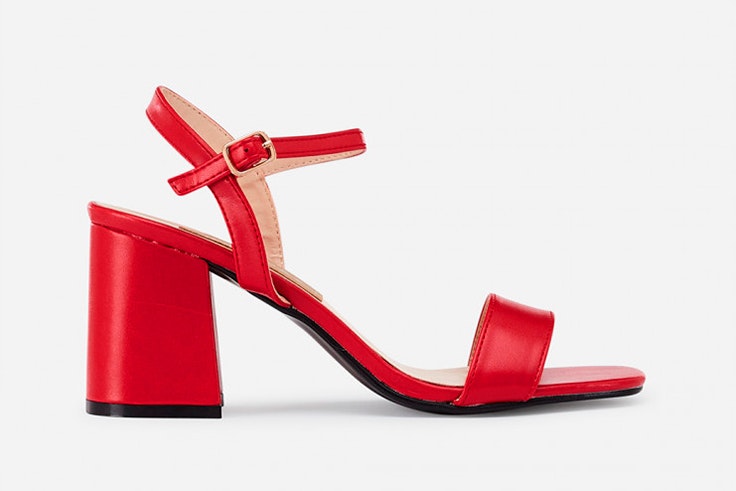 Sandalias en color rojo de Marypaz