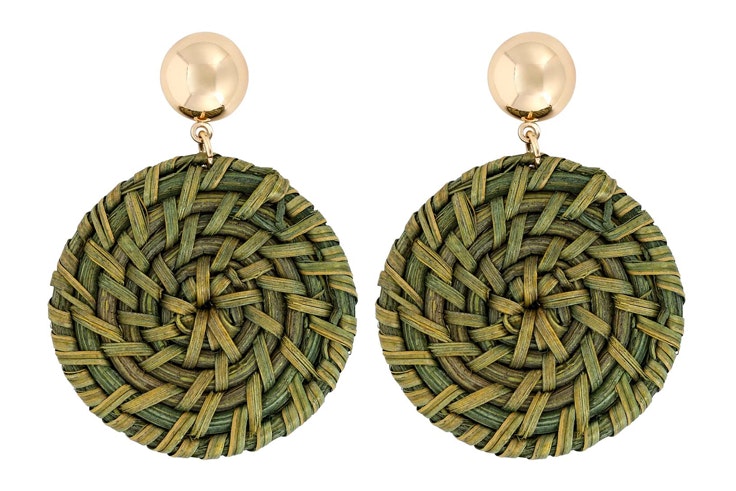 Pendientes en verde de Bijou Brigitte