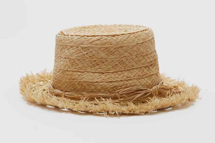 Sombrero de rafia de Zara