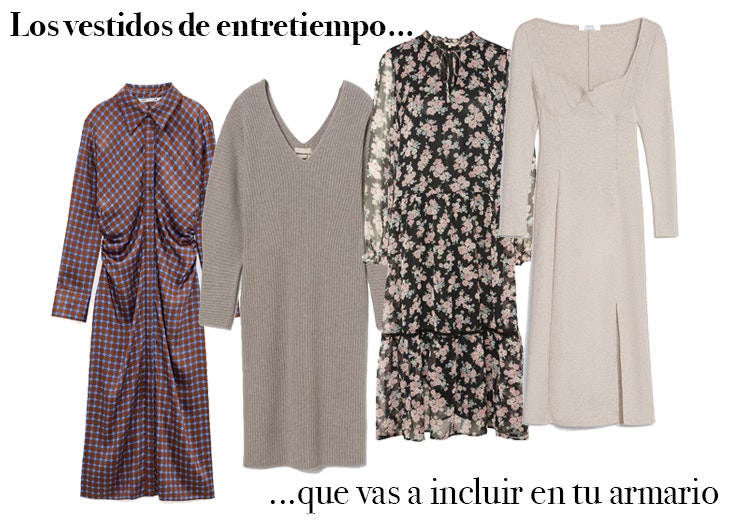 9 vestidos de entretiempo para lucir con sandalias o con botas. ¡Tú decides!