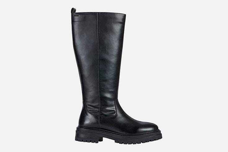 Botas negras altas de Geox