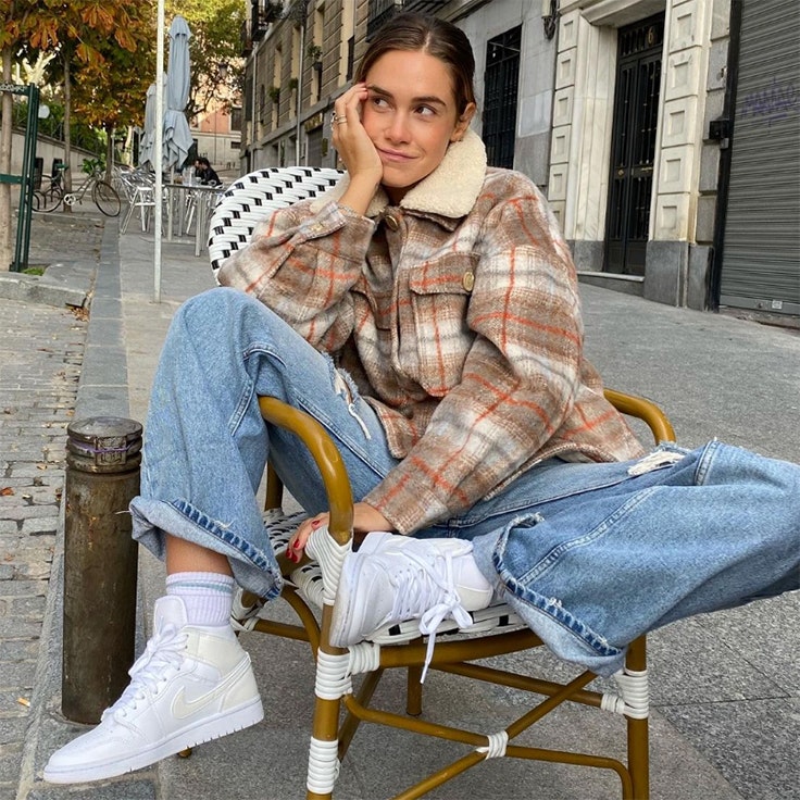 @carlotaweberm sobrecamisa de cuadros de pull and bear carlota weber