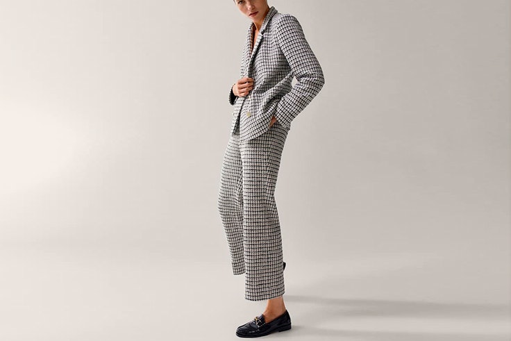 Traje de cuadros de Massimo Dutti