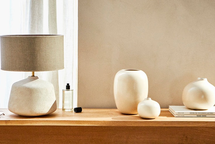 © Zara Home tendencia deco detalles jarrones y lamparas