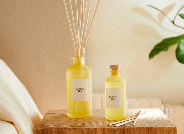 elementos de decoración © Zara Home difusor en stick jasmine tea