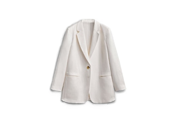 Blazer lino, Massimo Dutti.