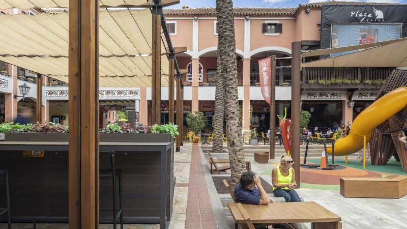 Zona descanso Plaza Mayor