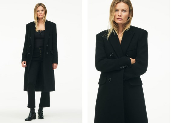 Abrigo oversize con lana limited edition de Zara