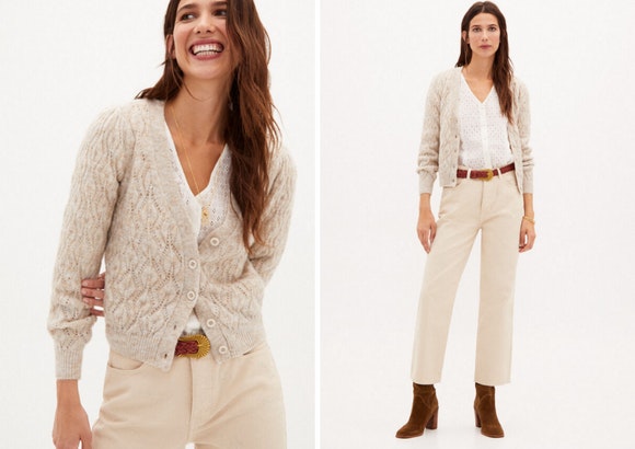 Gisela Chaqueta de punto calada de Hoss Intropia