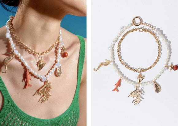 CONJUNTO COLLARES PERLA DE AGUA FRESCA de Parfois