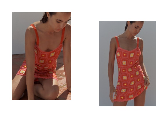 VESTIDO CROCHET de Zara