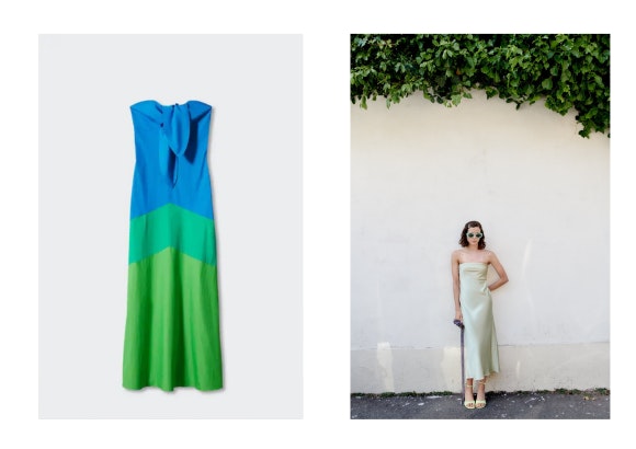 Vestidos de Mango y Zara