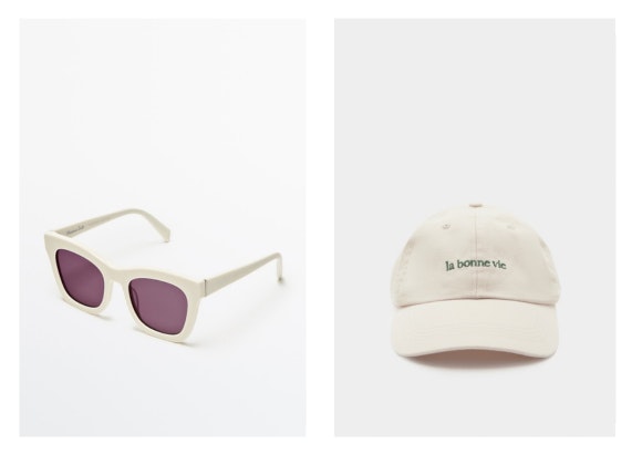 Gafas Massimo Dutti y gorra de Pull and Bear