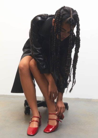 Mary Janes Rojas de Pull and Bear
