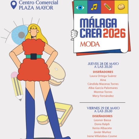 El talento emergente brilla en Málaga Crea: Cita con la moda en Plaza Mayor